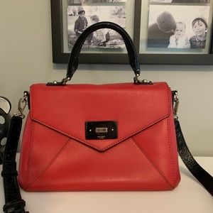 Kate spade red envelope purse